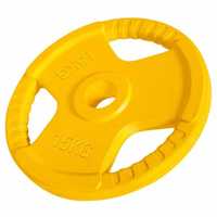 Discuri din fier cauciucat olimpic cu grip 30Kg 50/51mm  ( 2x15kg )