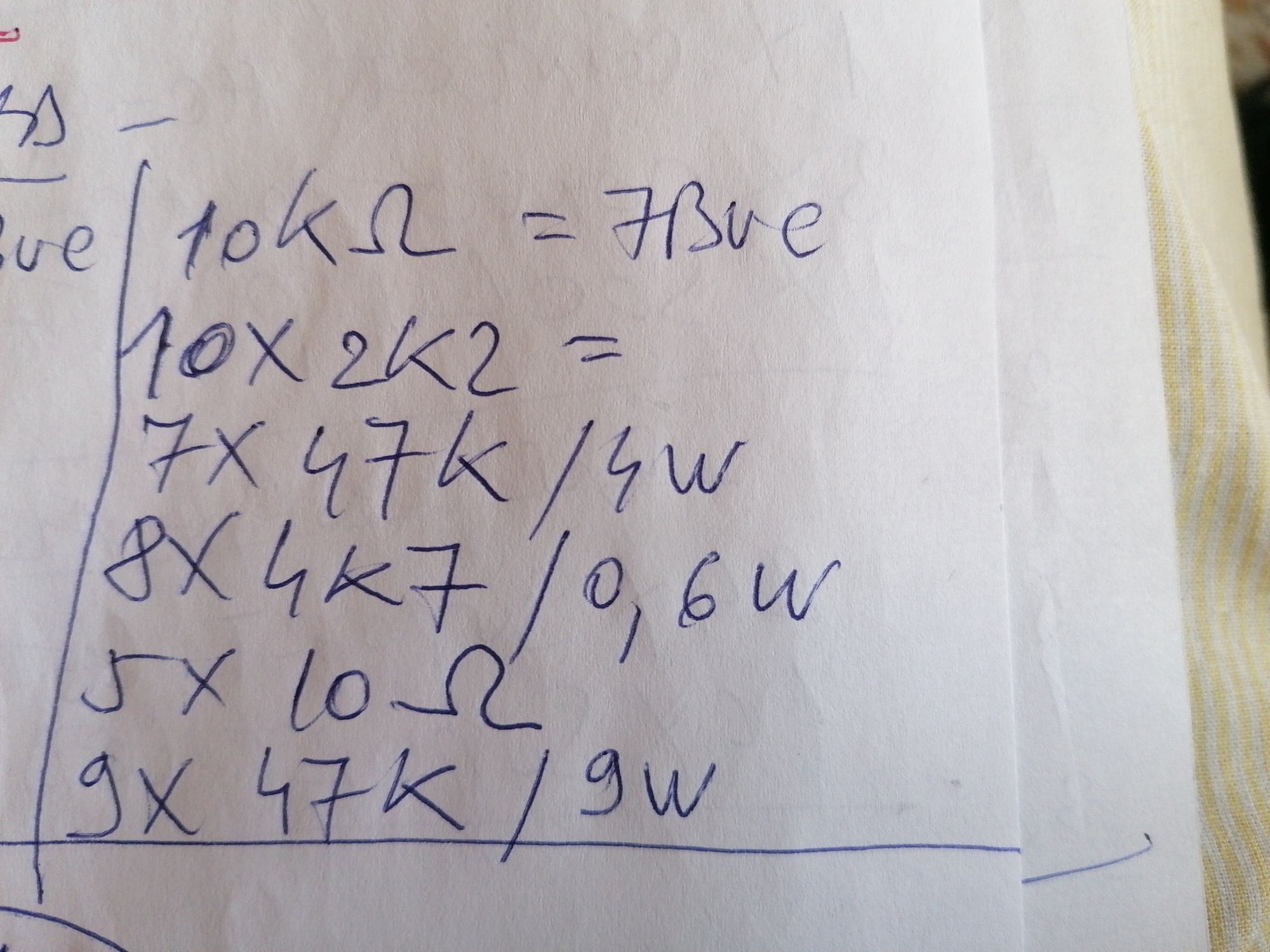 Condensator, diode, rezistente