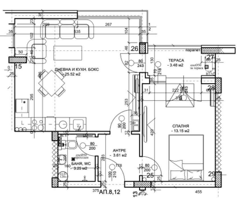 Продава се Двустаен апартамент в Пловдив, Южен - 69 кв.м за 1360 €/кв.м - Снимка #1