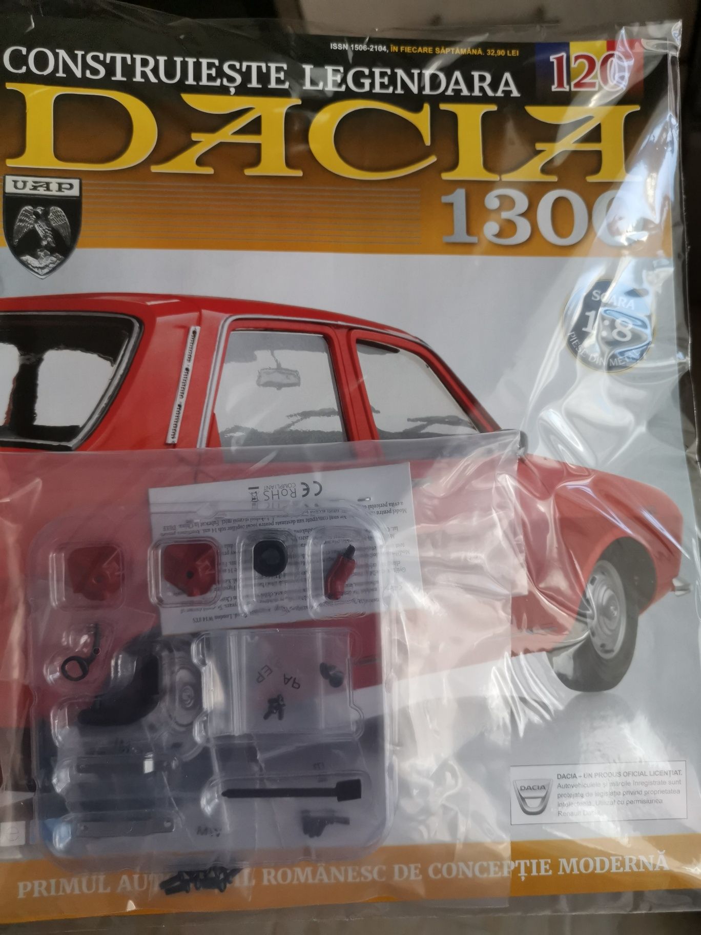 Macheta Dacia 1300 toate nr. 1-140 în țiplă!