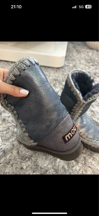 Mou Boots argintii