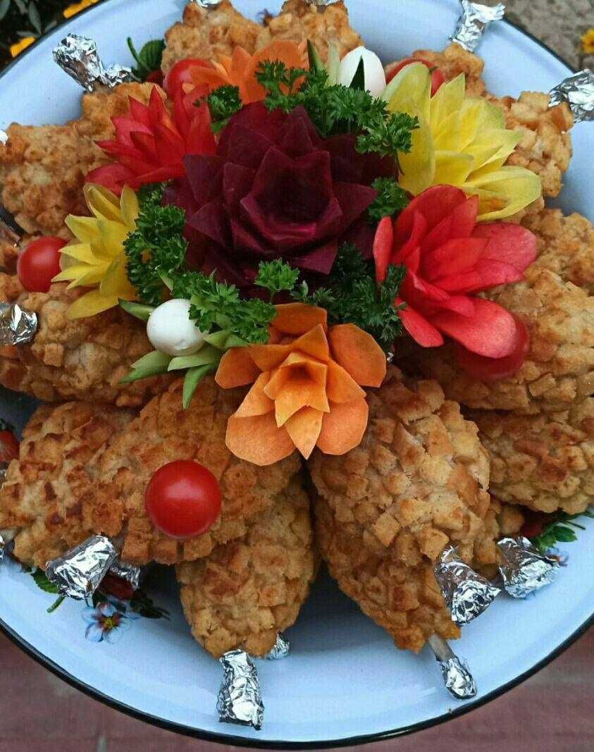 Qovurdoq Shashlik Yufqa Assorti Kievskiy Kotlet Shirinlik va Assorti