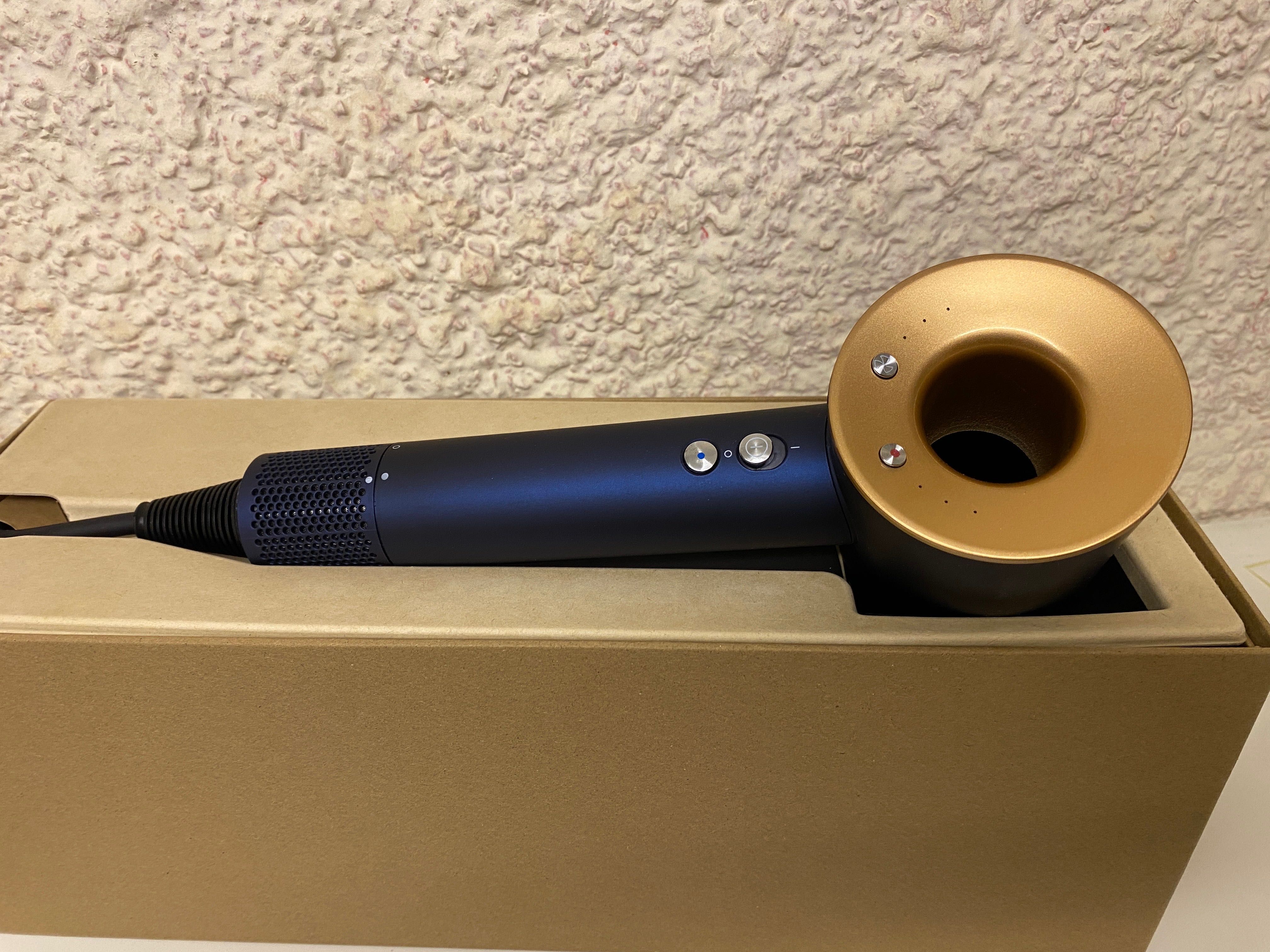 Dyson Supersonic HD08 Blue/Gold Професионален сешоар за коса