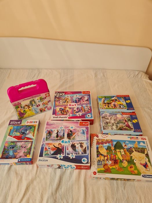 Лот от 7 броя пъзели