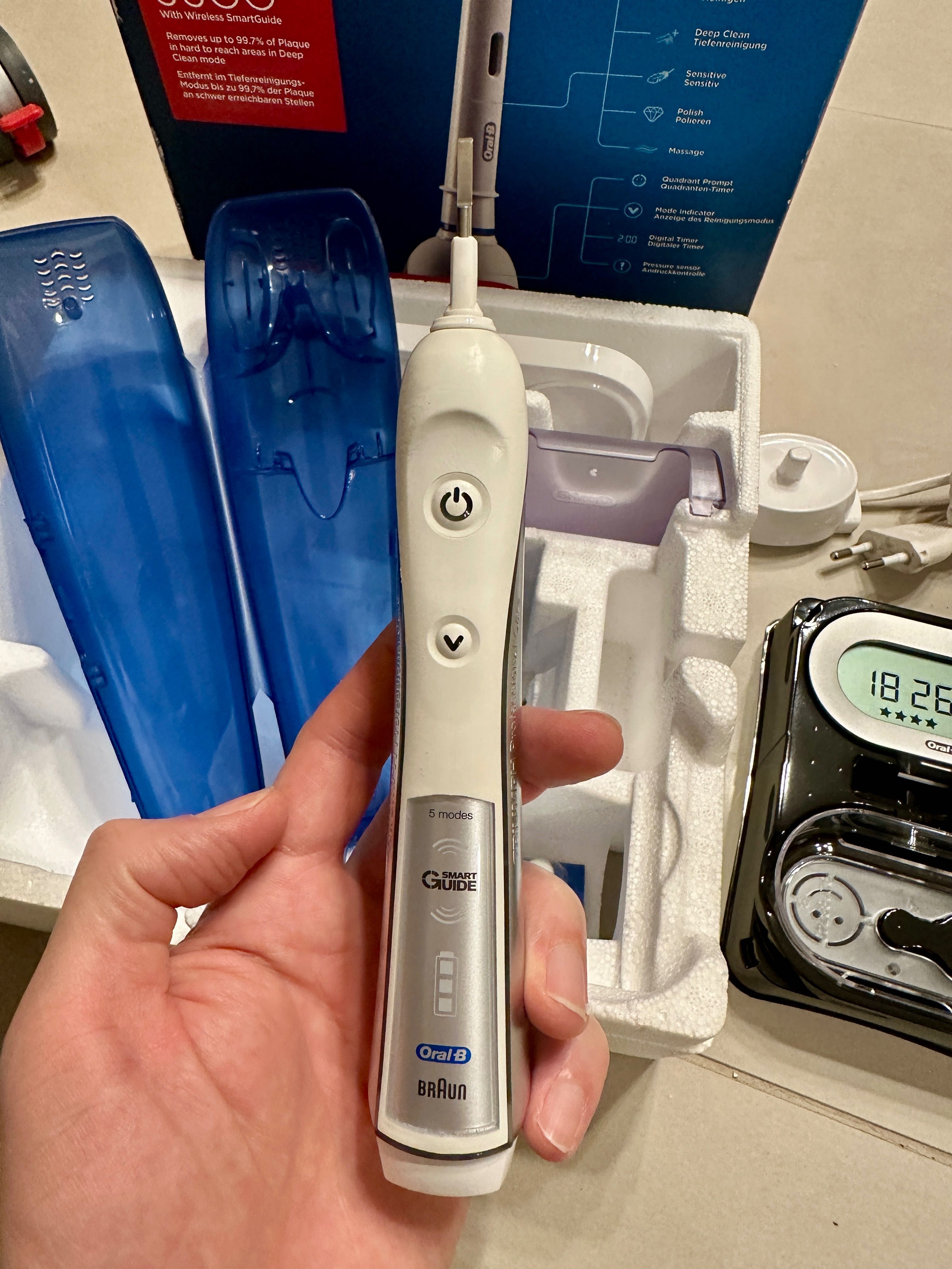 Електрическа четка за зъби Oral B Triumph 5500, Smart Guide