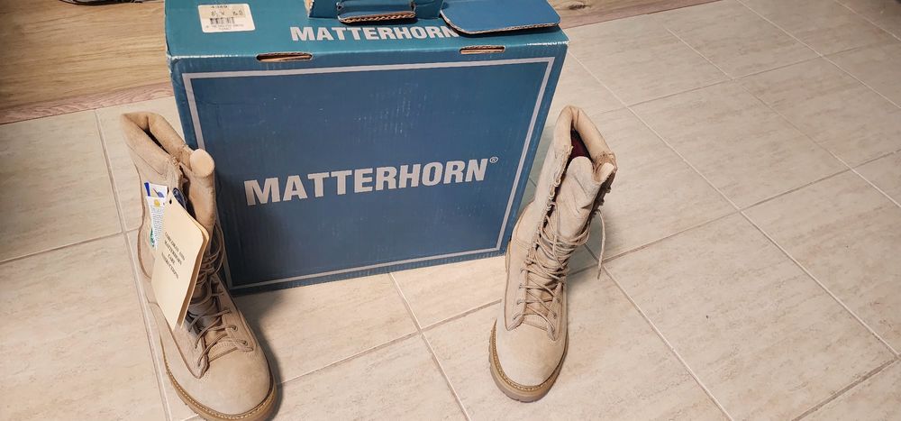 Bocanci Matterhorn piele intoarsa Goretex Vibram