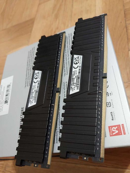 16GB 3600Mhz, 3200Mhz, CL16, DDR4 - Corsair, Thermaltake