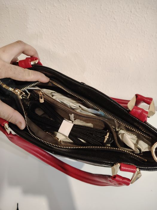 Стильная сумка из натуральной кожи