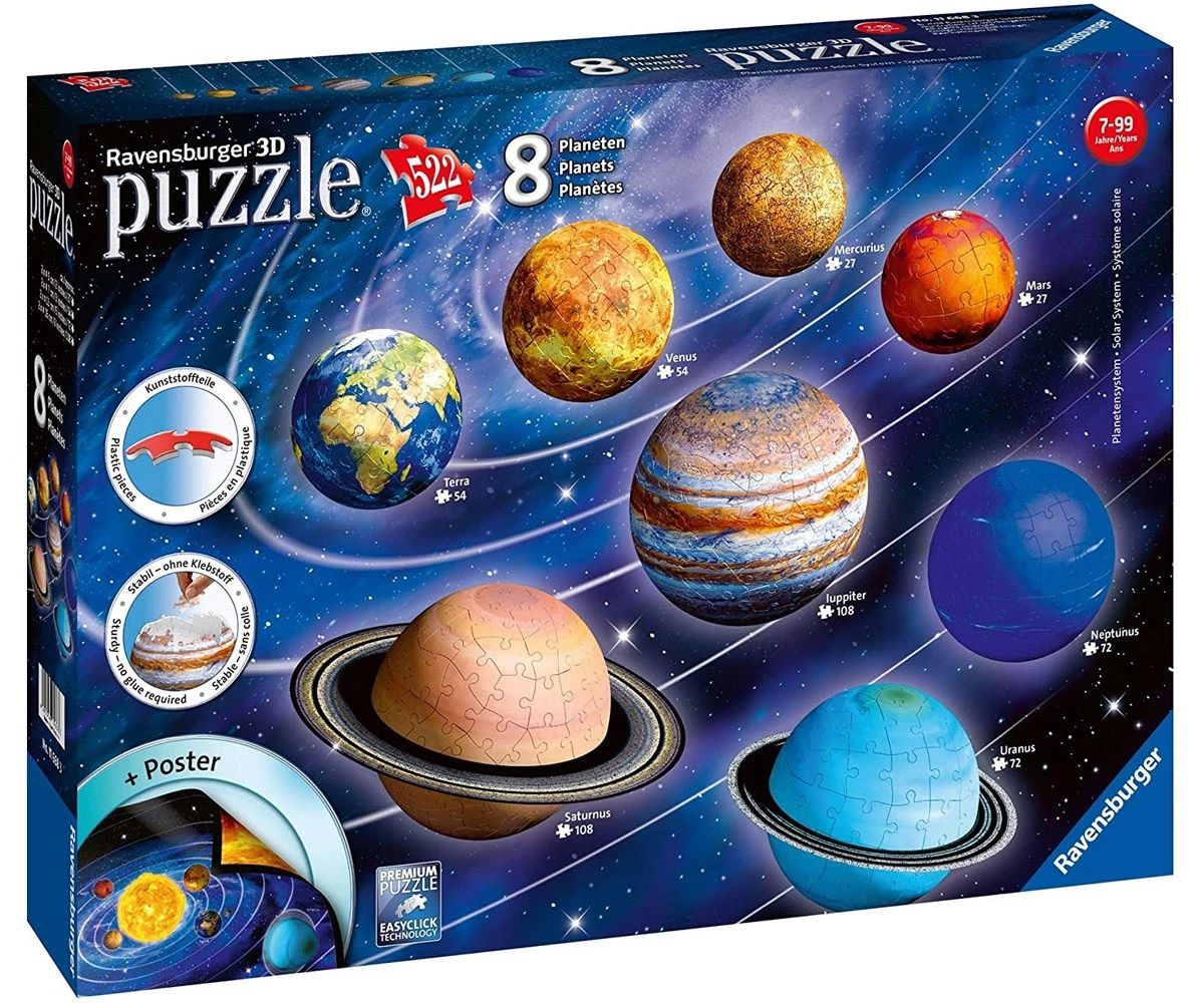 3 D puzzel Ravensburger слънчевата система