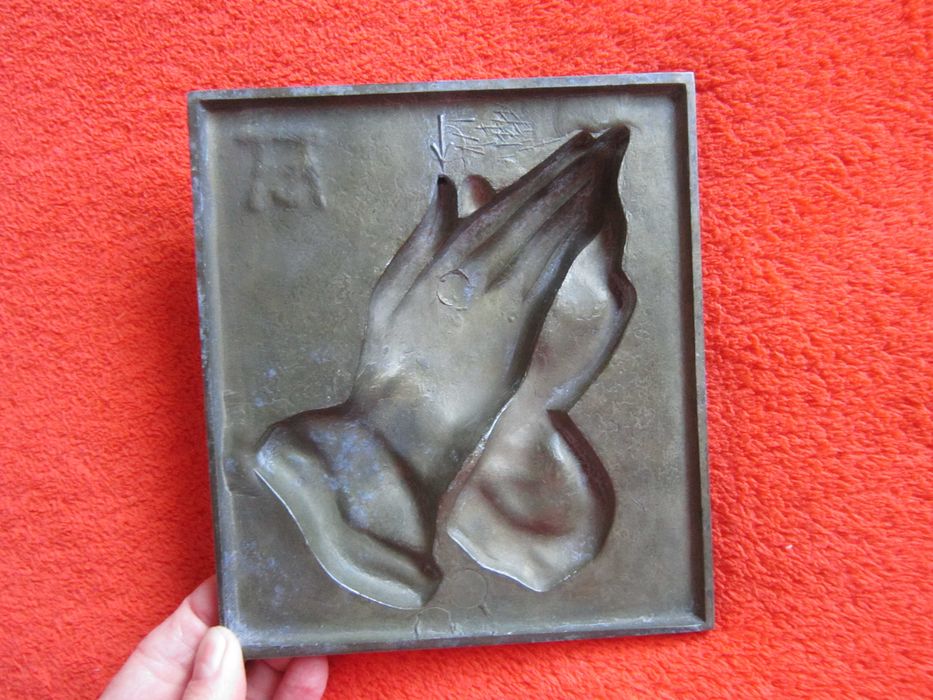 cadou deosebit Albrecht Durer Maini Germania 1960 bronz masiv
