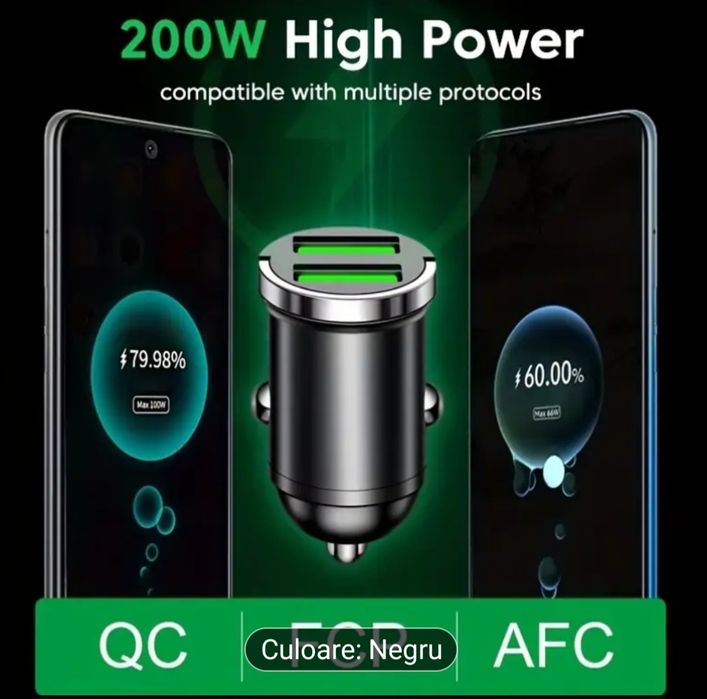 Capse pavilion auto+încărcătoare slim