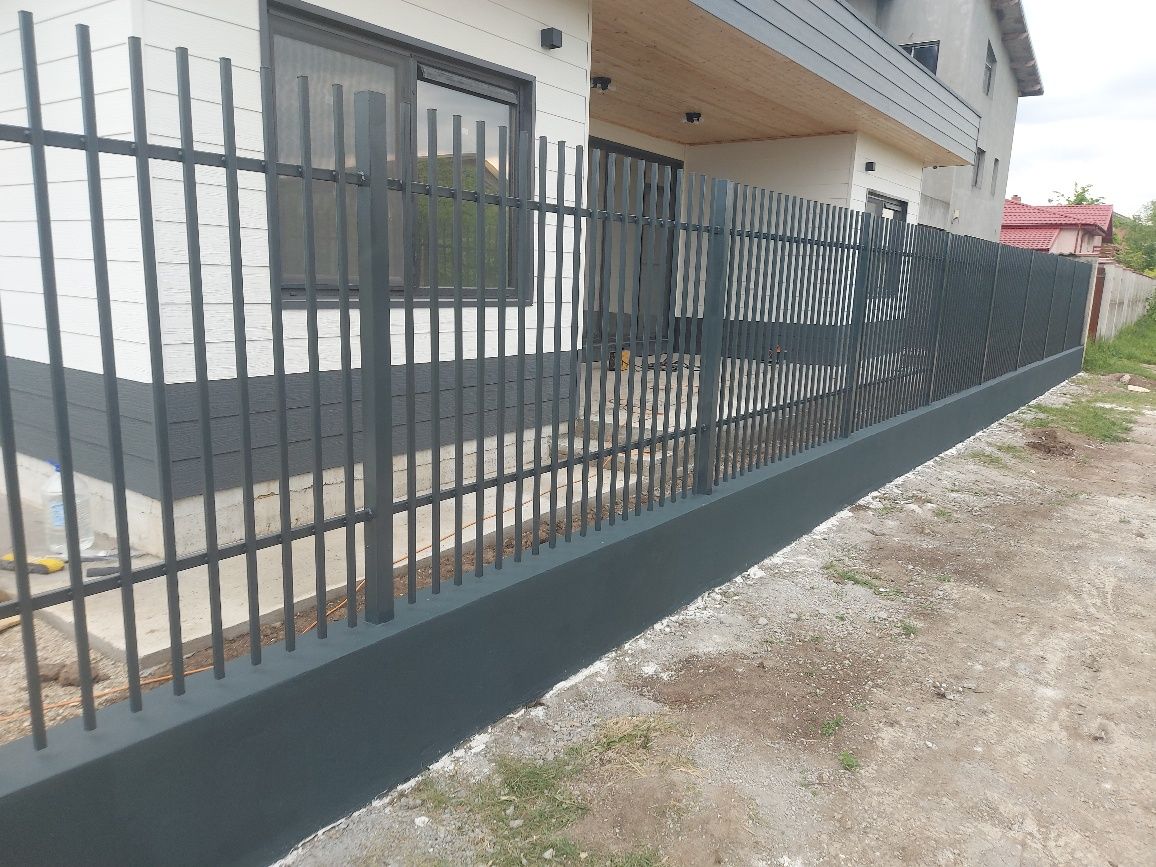 Gard beton/metalic/porti auto si pietonale/imprejmuire