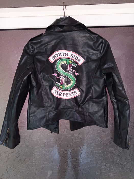Кожено яке Southside serpents и кожено яке от еко кожа