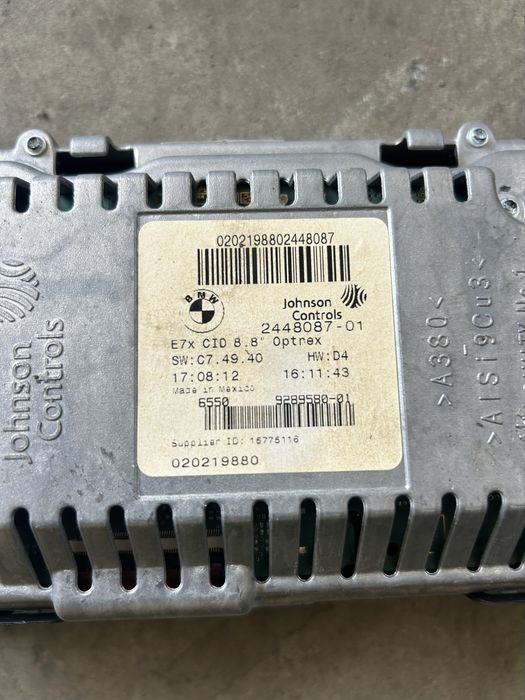 Navigatie BMW X5 X6 2013 E70 E71 cod OEM: 020219880