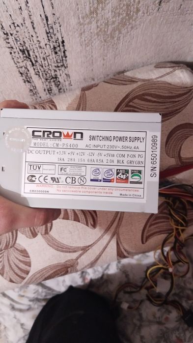 Блок питания CROWN CM-PS400