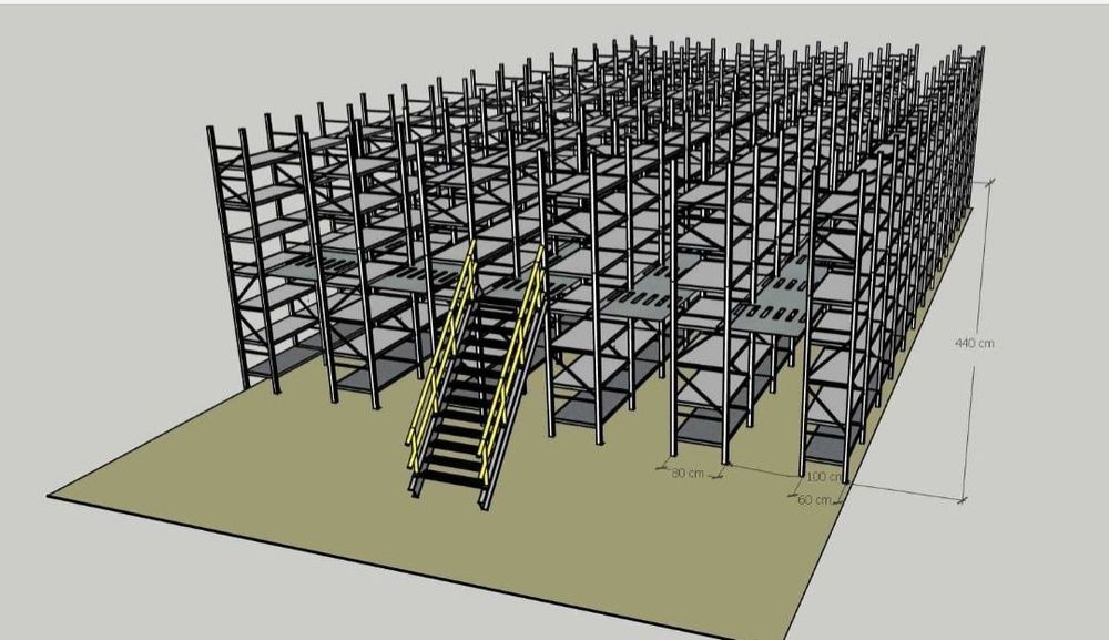Rafturi metalice industriale reglabile