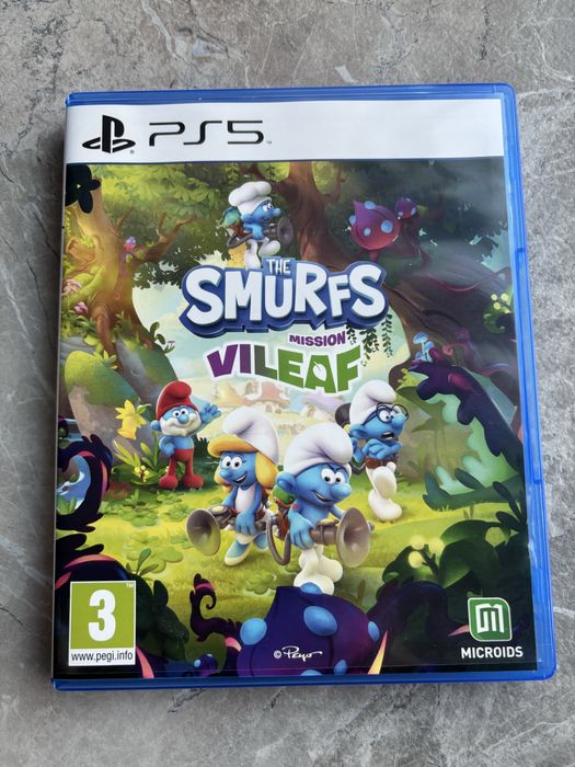 Игра/Диск за PlayStation5 The Smurfs mission VILEAF /Minecraft Legends