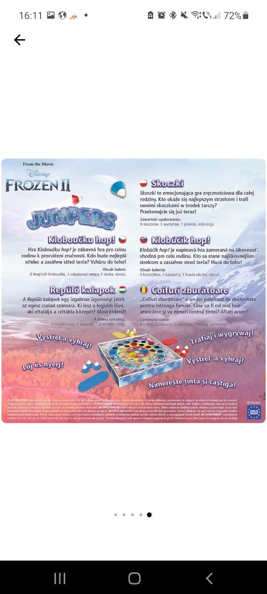 Joc de echipa Frozen 2