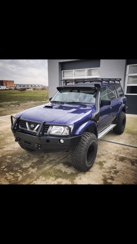 Bara offroad fata Nissan Patrol Y61