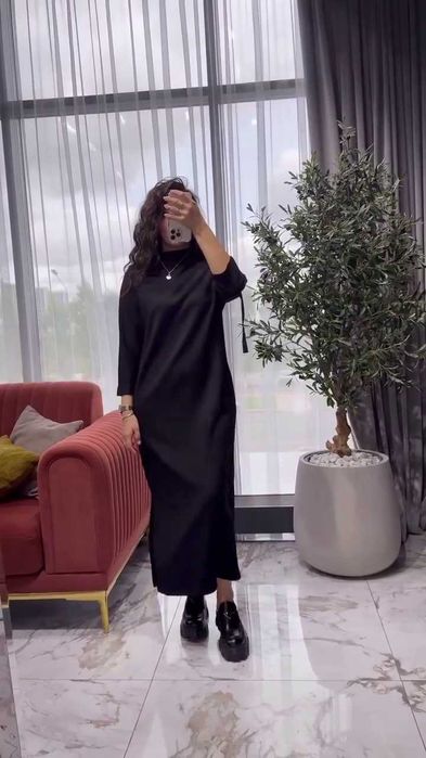 женское платье трикотажное