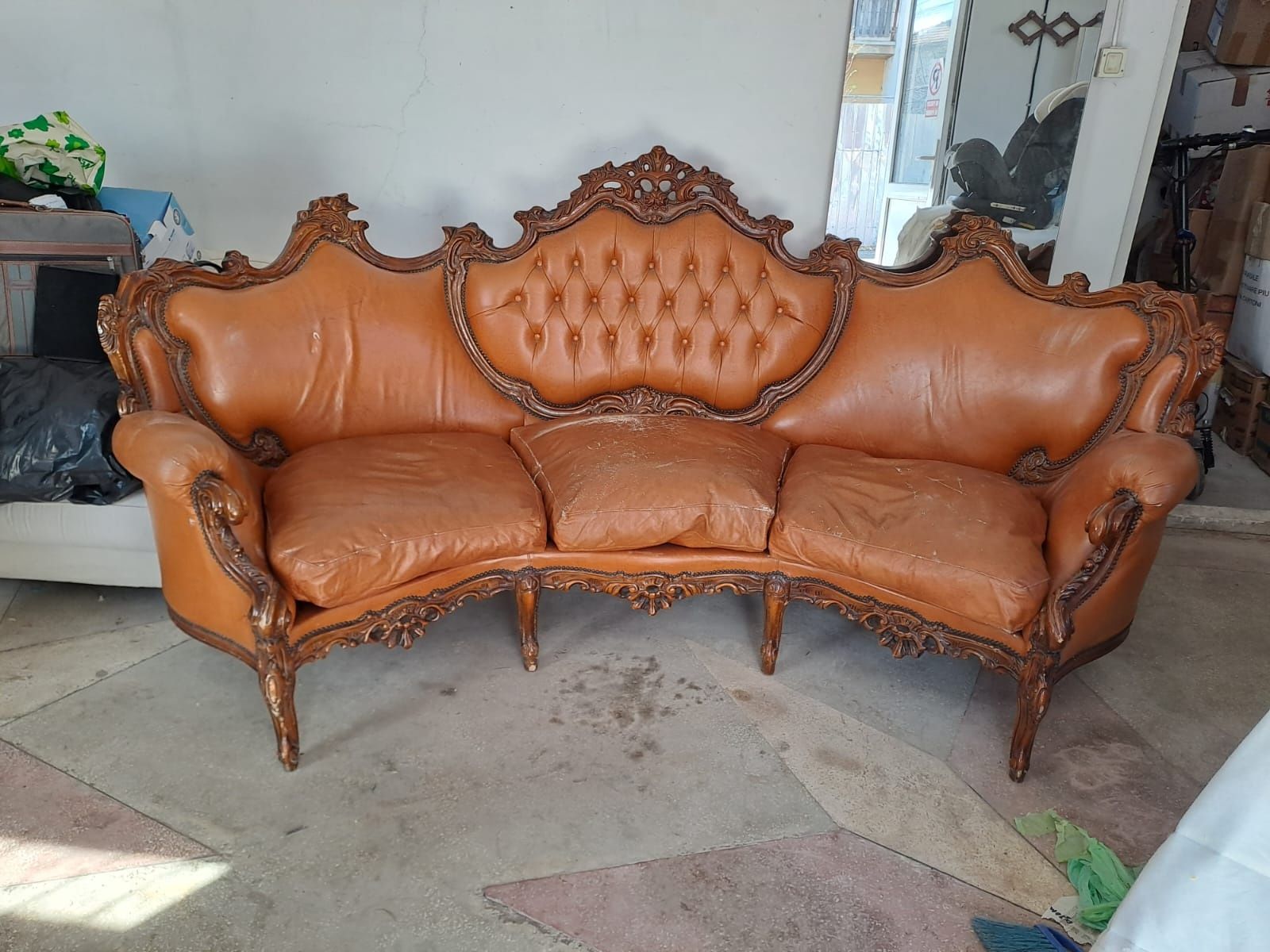 Canapea și 2 fotolii stil baroc
