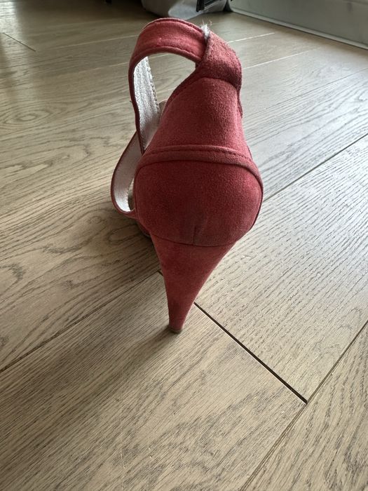 Sandale din piele intoarsa Smillung Shoes, 37