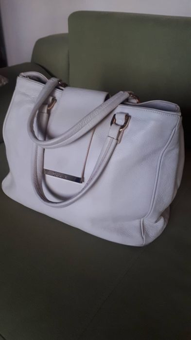 Geantă office, culoare ivoire, Cristhelen B. (Musette)