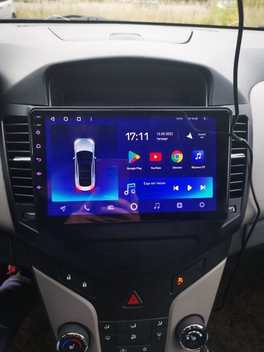 Магнитола для Chevrolet Cruze новая андроид 15 с рамкой 4/64 WiFi