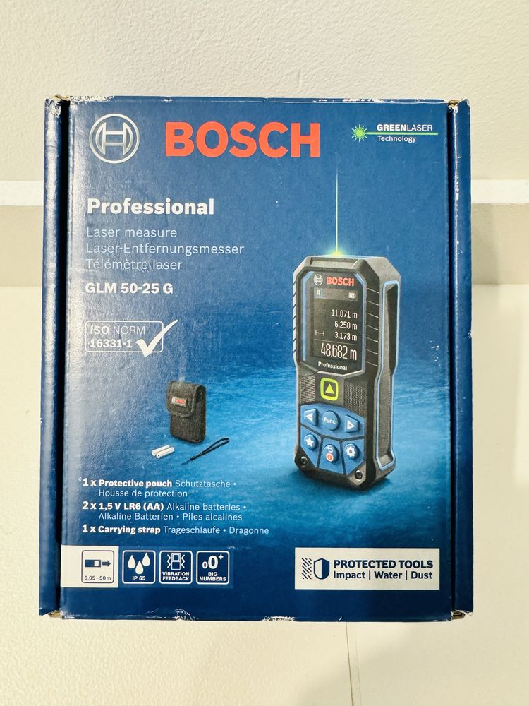 Telemetru Laser Bosch GLM 100-25C, GLM 50-25G, GLM 50-27C