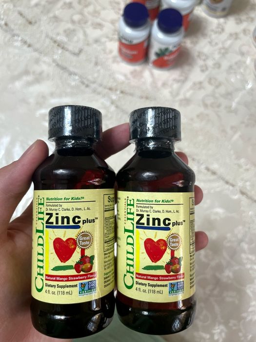 ChildLife, детский цинк плюс, Zinc plus, Bolalar uchun
 (118ml)