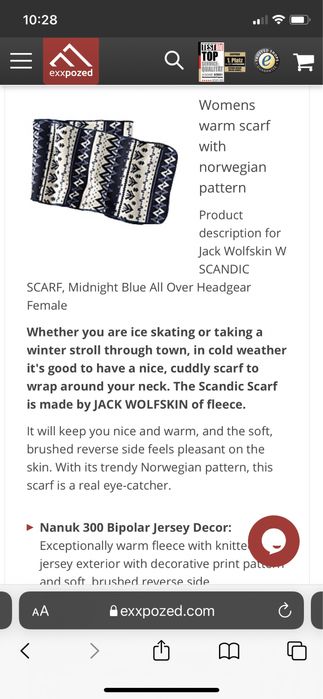 Fular Jack Wolfskin one size Nou