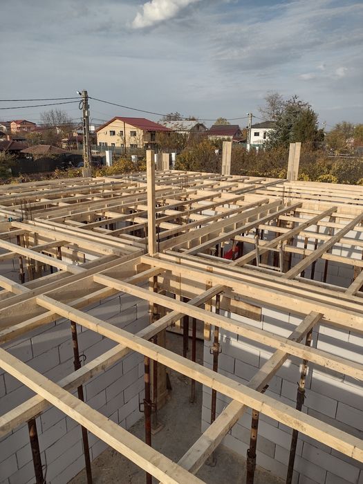 Echipa meseriasi construcții execut case la roșu finisaje interioare