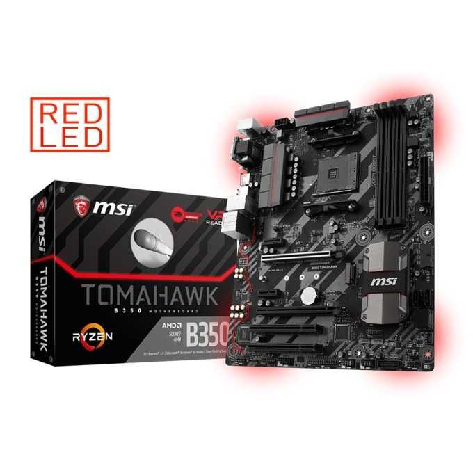 MSI B350 TOMAHAWK PLUS + AMD Ryzen 5 5500, AM4 , 6 Cores (4.2GHz)