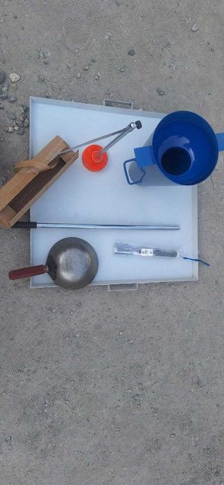 Полный комплект конус для бетона (осадка конуса) ГОСТ 10181 — новый