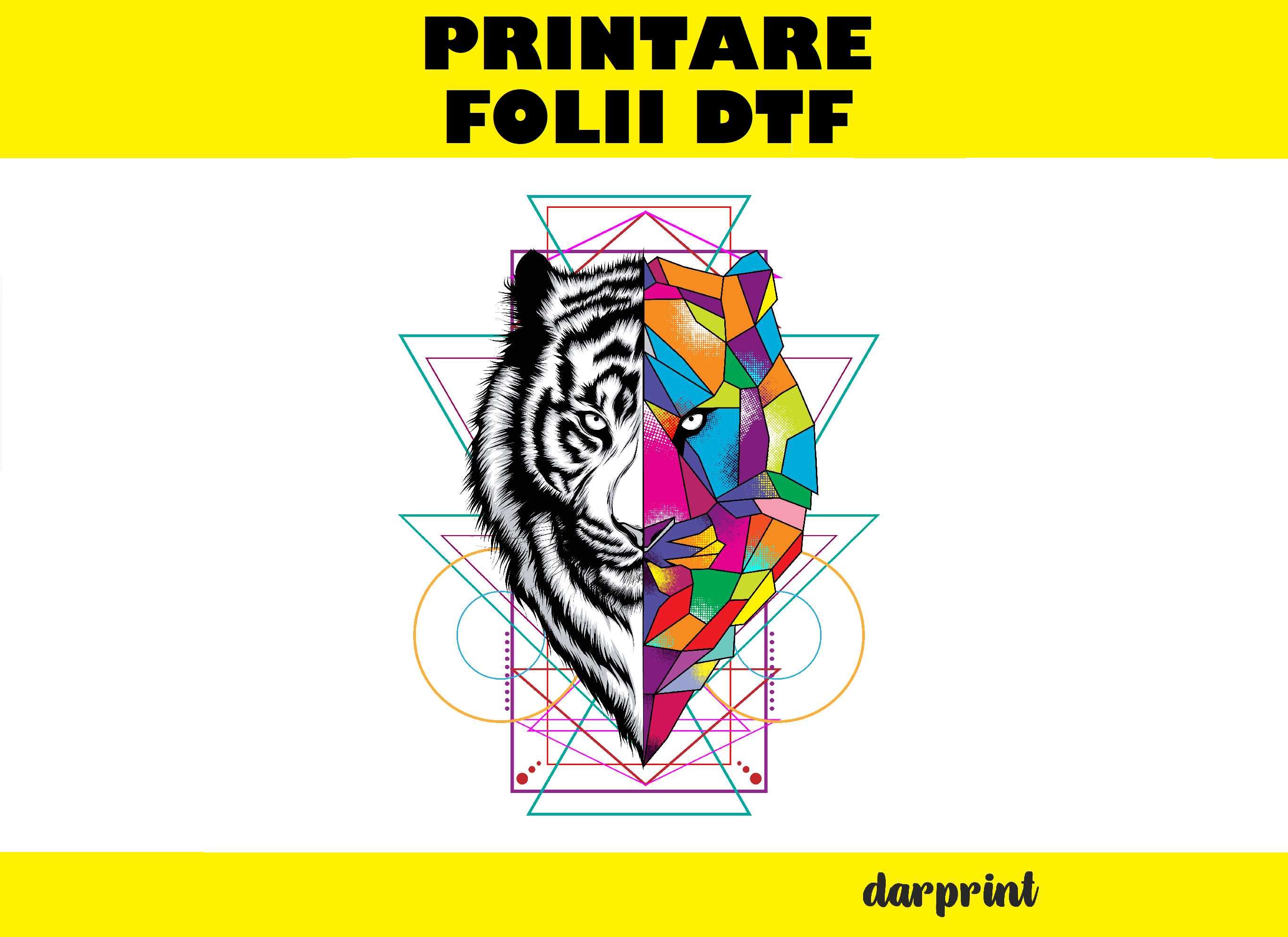 Folii print DTF - de la 10 lei bucata - Personalizare tricouri