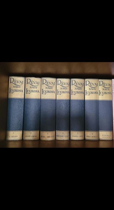 Revai Nagy Lexikona elso 7 kotet, uj