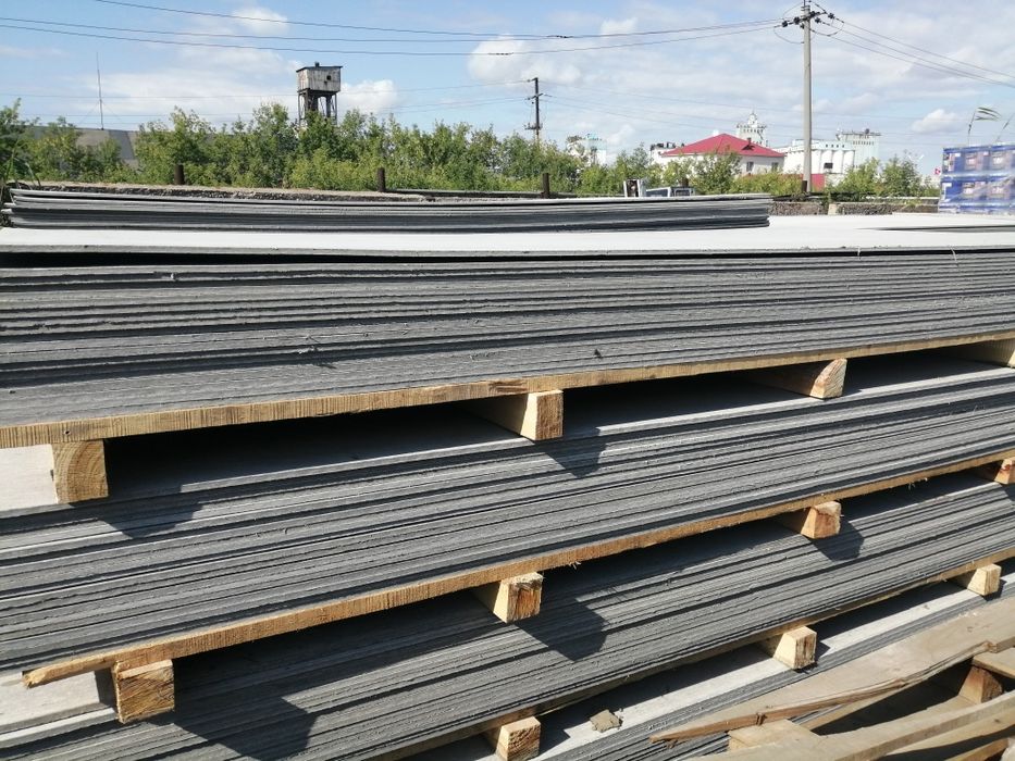 Шифер плоский и восмиволновый