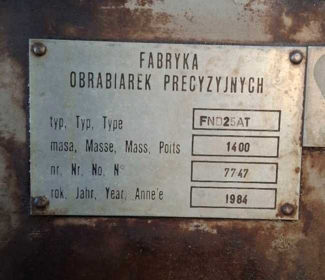 Фреза FND25AT, Полска