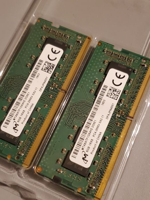 Kit Dual Channel Memorie RAM DDR4 SODIMM 2x8GB Micron 2666Mhz