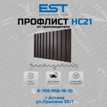 Купить профлист для фасада НС21; Профлист Астана с доставкой