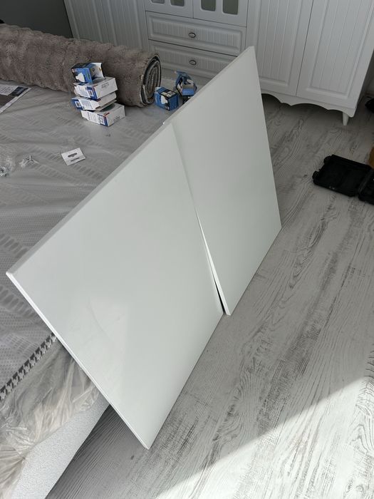 Плоскост МДФ бял гланц 87/59 заоблени ъгли