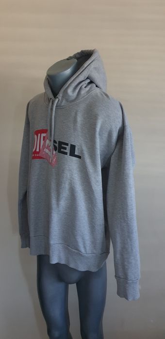 Diesel Oversize Hoodie Cotton Mens Size S - М ОРИГИНАЛ! Мъжки Суичър