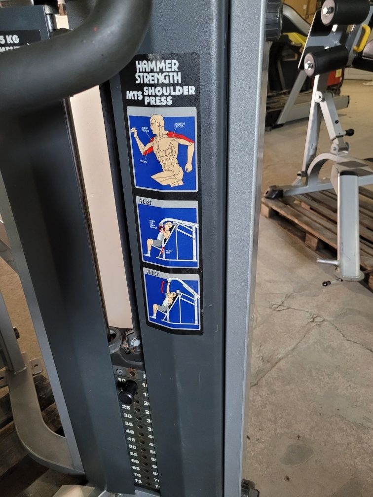 Hammer strength преса за рамо с два магазина професионален