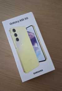 Samsung A55 dual SIM sigilat factura Altex awesome lemon 128/8 GB
