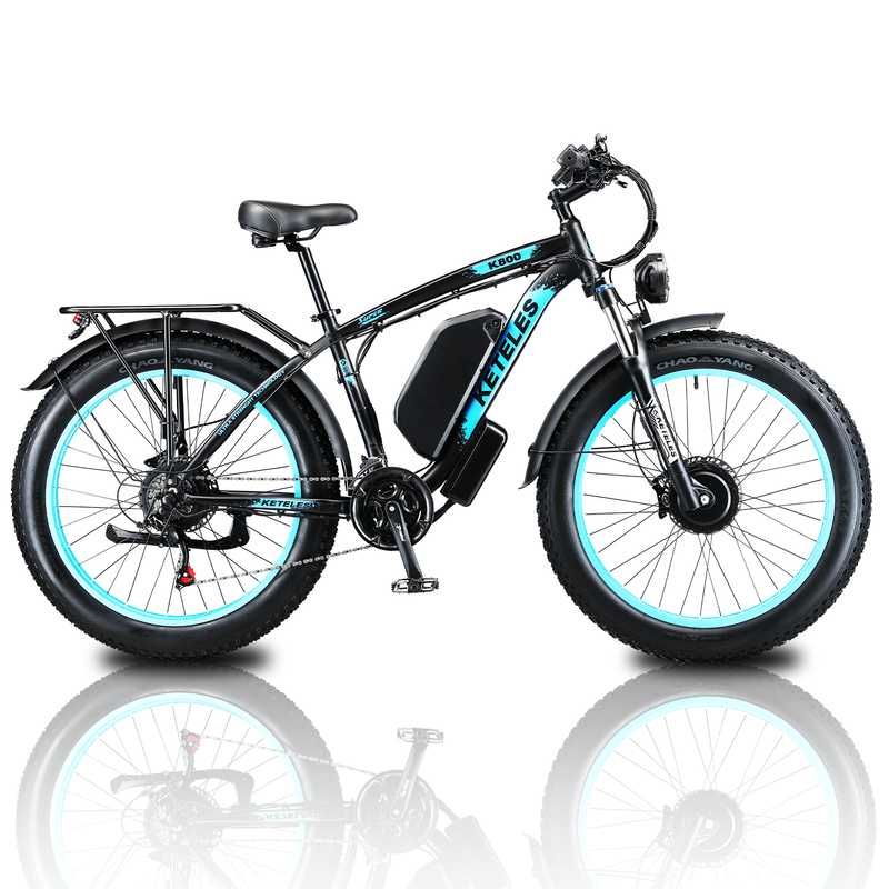 Bicicleta Electrica KETELES K800, 2000W, Motor DUAL, 50 KM/H, 48V 23AH