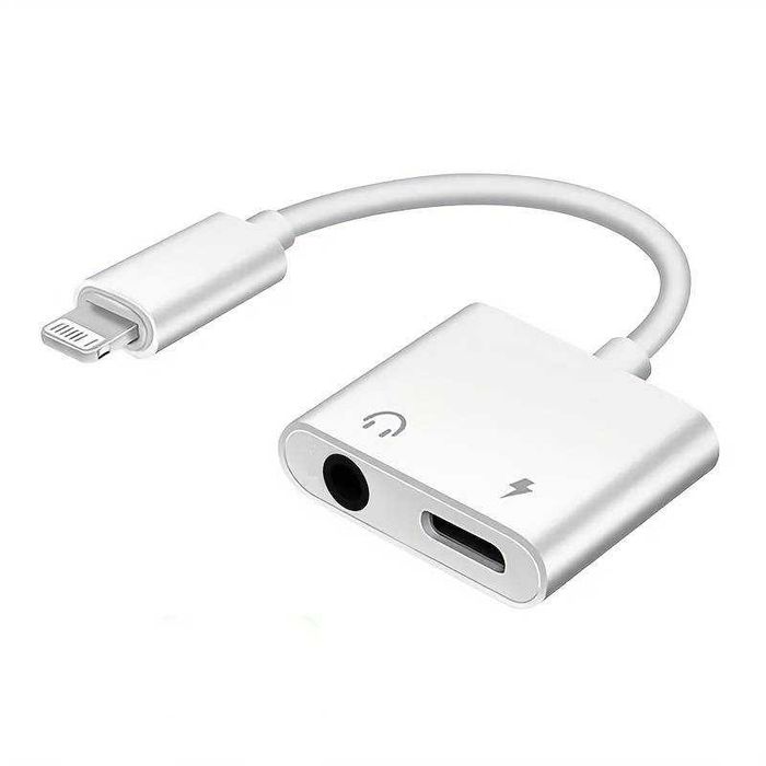 Adaptator audio și încărcare, compatibil cu iphone 14, 13, 12, 11, XS