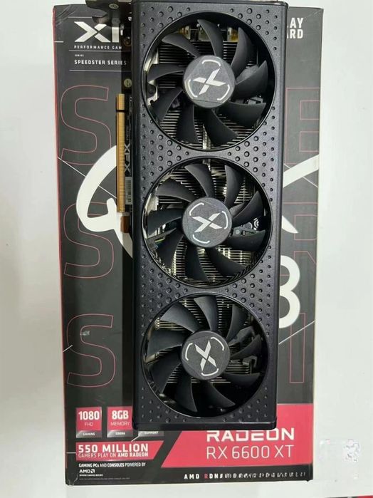 Видеокарта XFX Speedster QICK 308 AMD Radeon RX 6600 XT 8 ГБ GDDR6