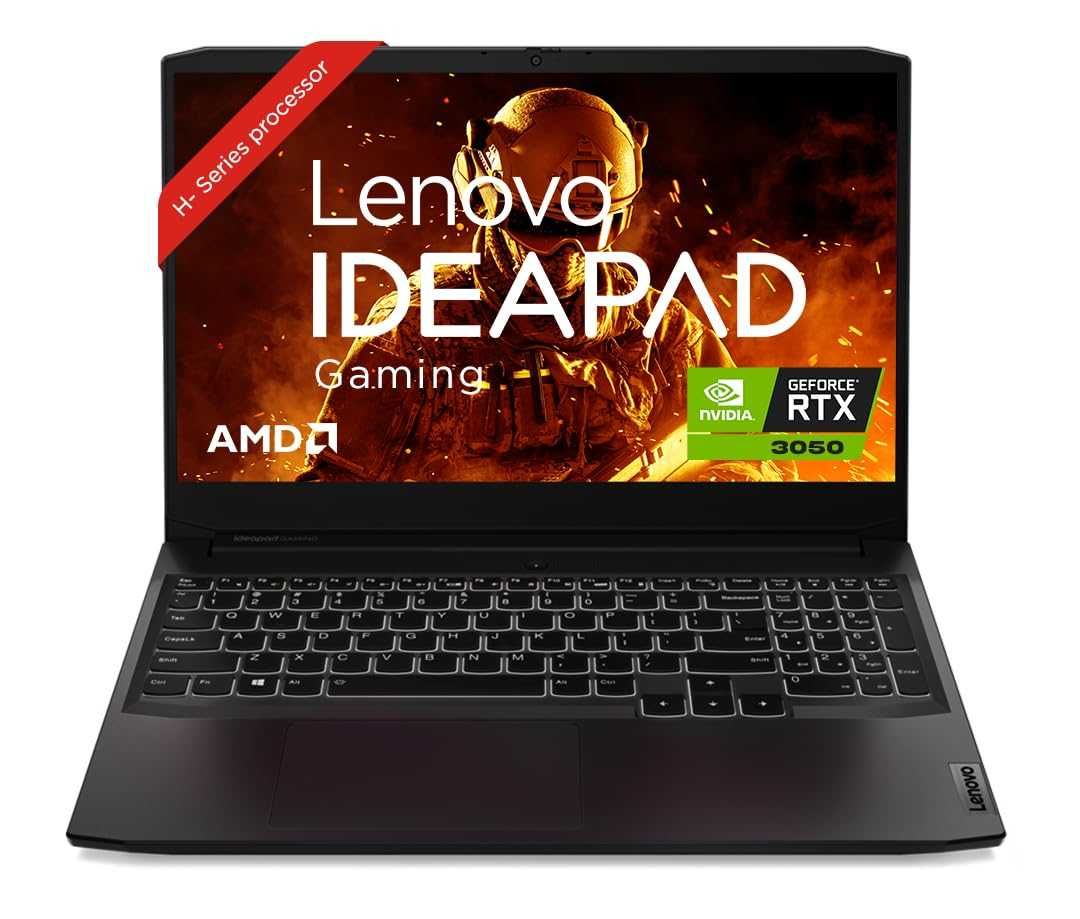 Lenovo IP Gaming 3 15ACH6 R5-5500H/16/512/RTX2050/15.6" FHD/Dos/ Black