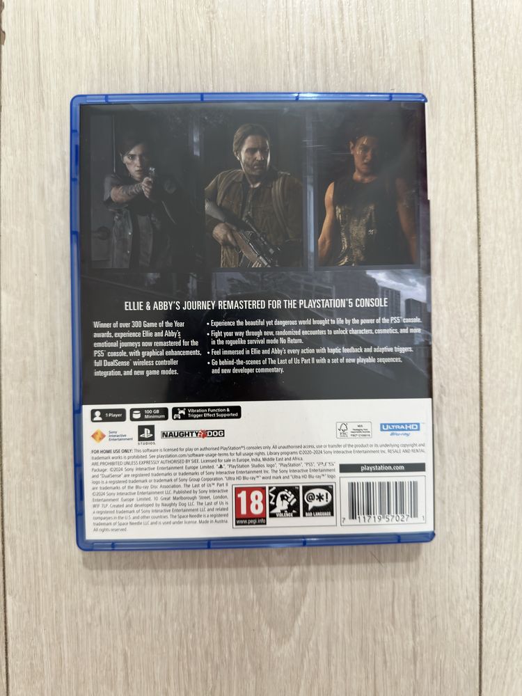 The Last Of Us Part 2 Remastered PS5