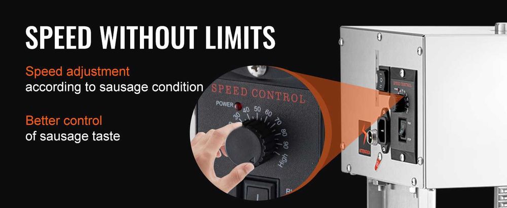 carnatar aparat masina de facut carnati electrica 10 lit action pedala